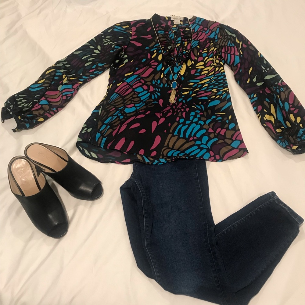 Harold’s silk tunic top